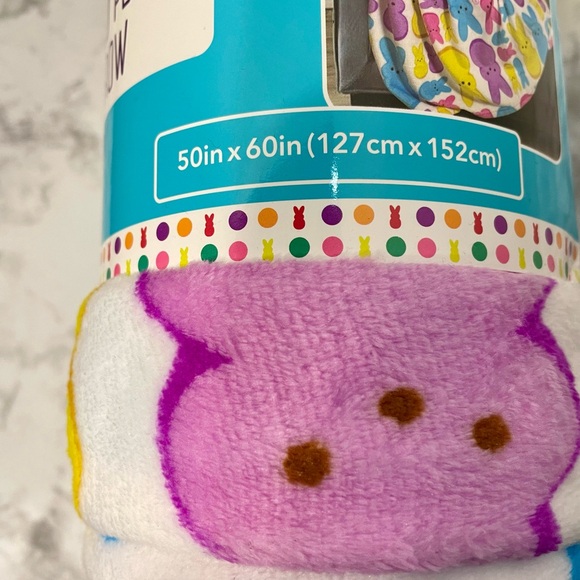 Peeps Printed Plush Throw- NWT - Picture 8 of 11